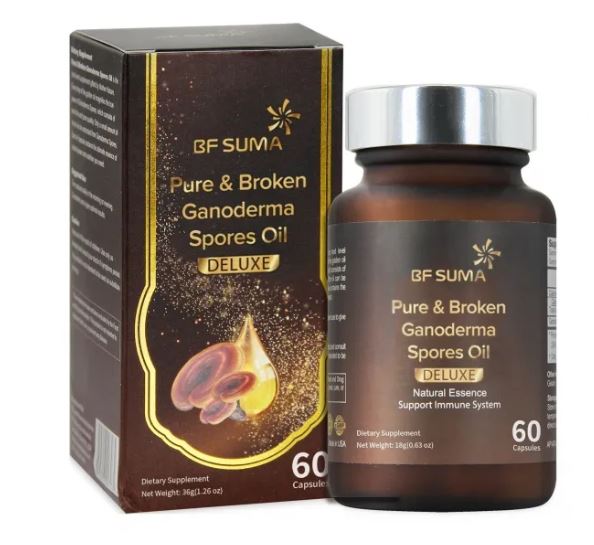 Pure Broken Ganoderma Spores Oil Capsules (60's)