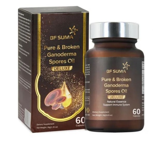 Pure Broken Ganoderma Spores Oil Capsules (60's)